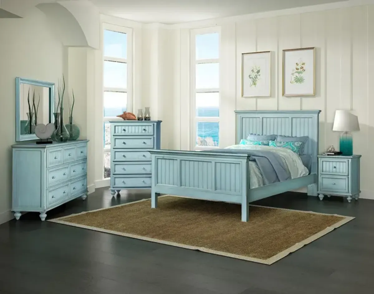 Seawinds Monaco 7-Drawer Dresser Bleu Finish