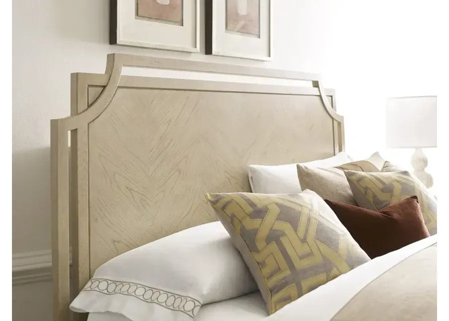 LENOX ROYCE PANEL BED HEADBOARD ONLY IN ALABASTER - KING