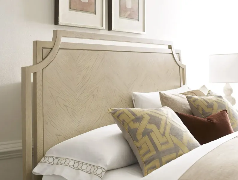 LENOX ROYCE PANEL BED HEADBOARD ONLY IN ALABASTER - KING