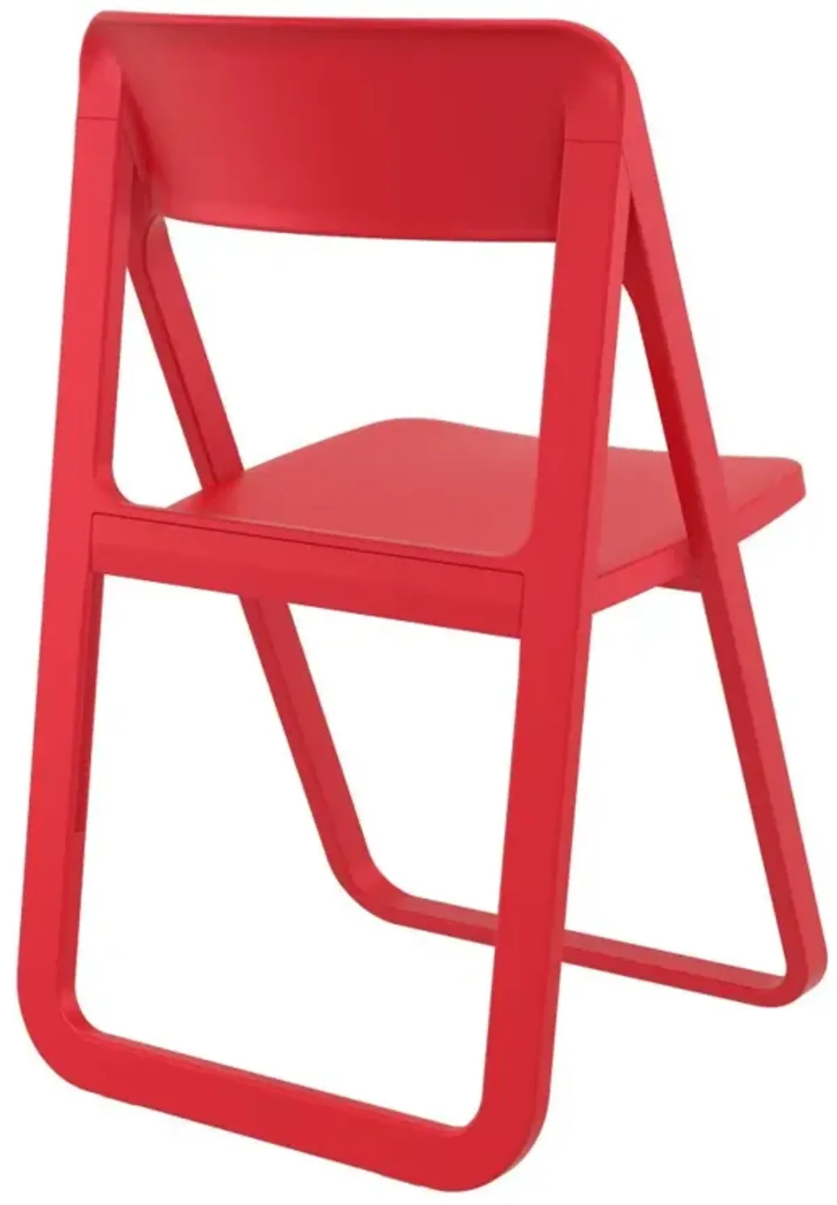 Compamia Dream Folding Outdoor Patio Chair Red