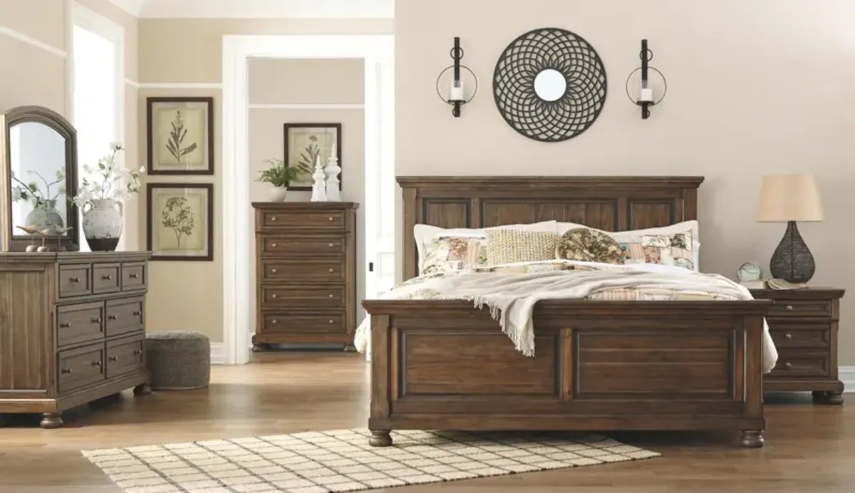 Ashley Flynnter Medium Brown Nightstand