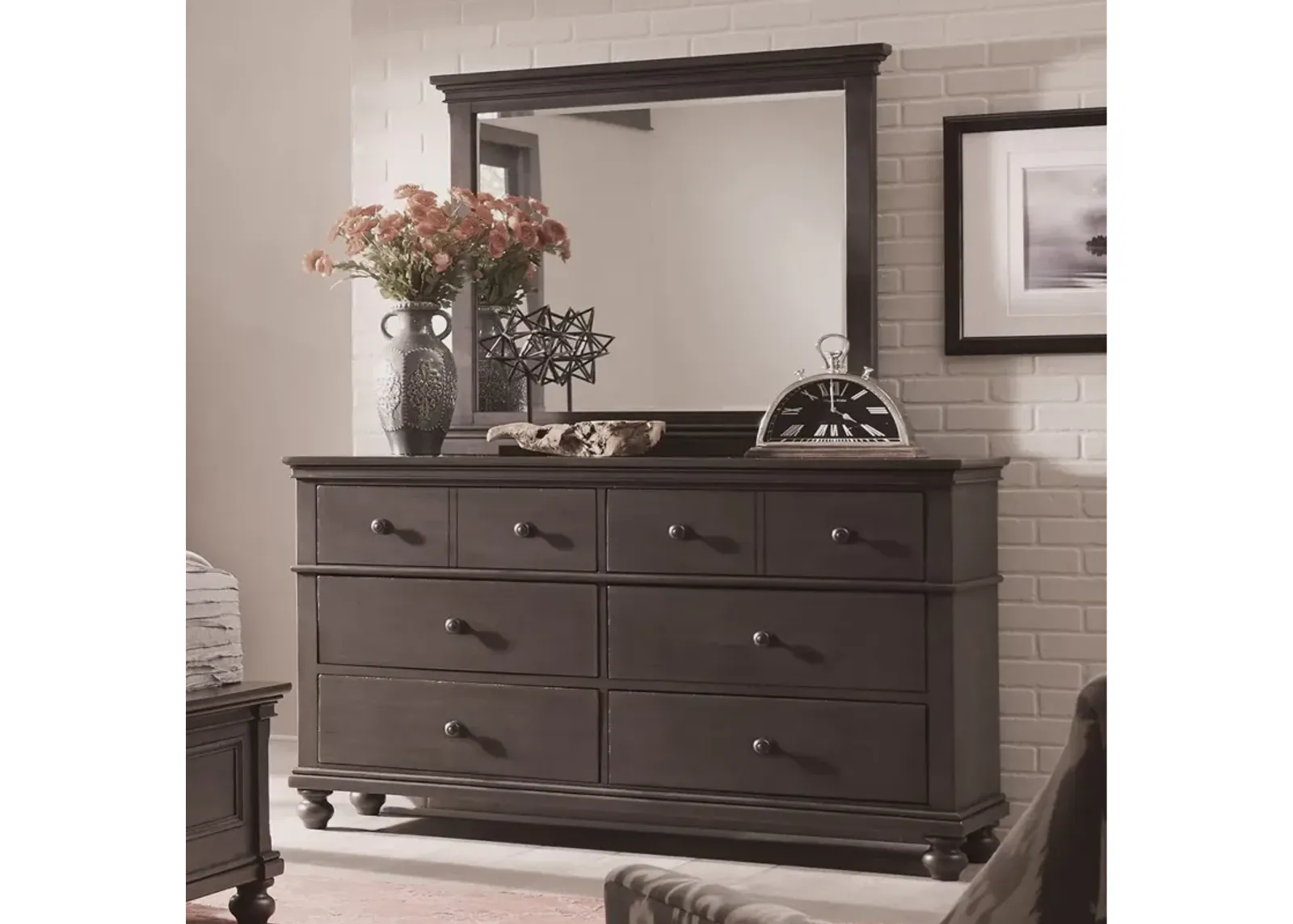 Aspenhome Oxford Peppercorn Dresser