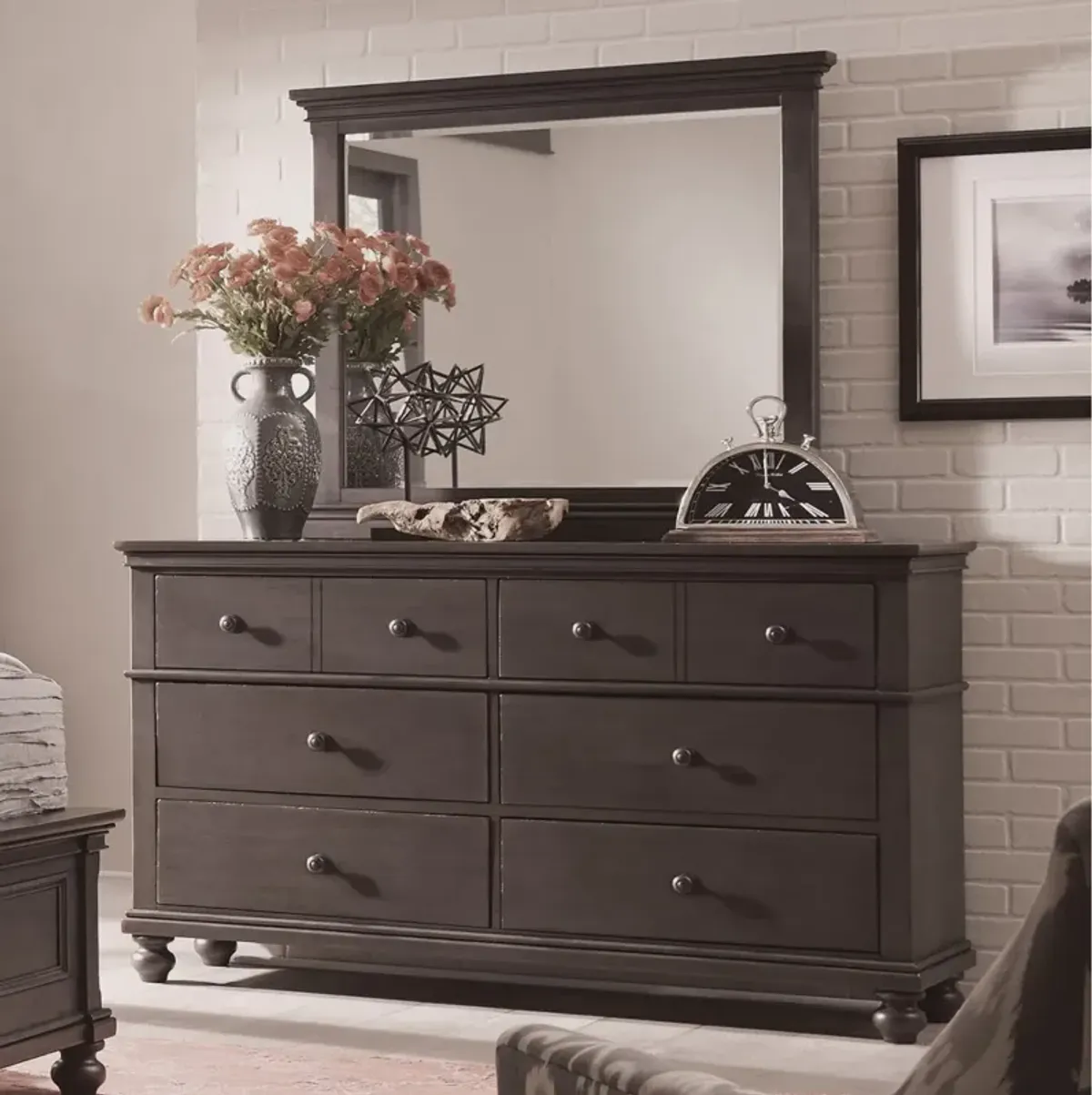 Aspenhome Oxford Peppercorn Dresser