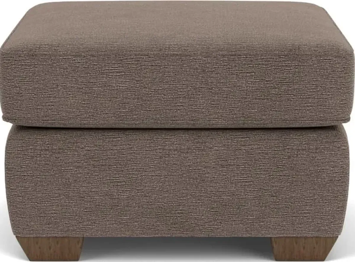 Flexsteel Main Street Brown Smoke Ottoman