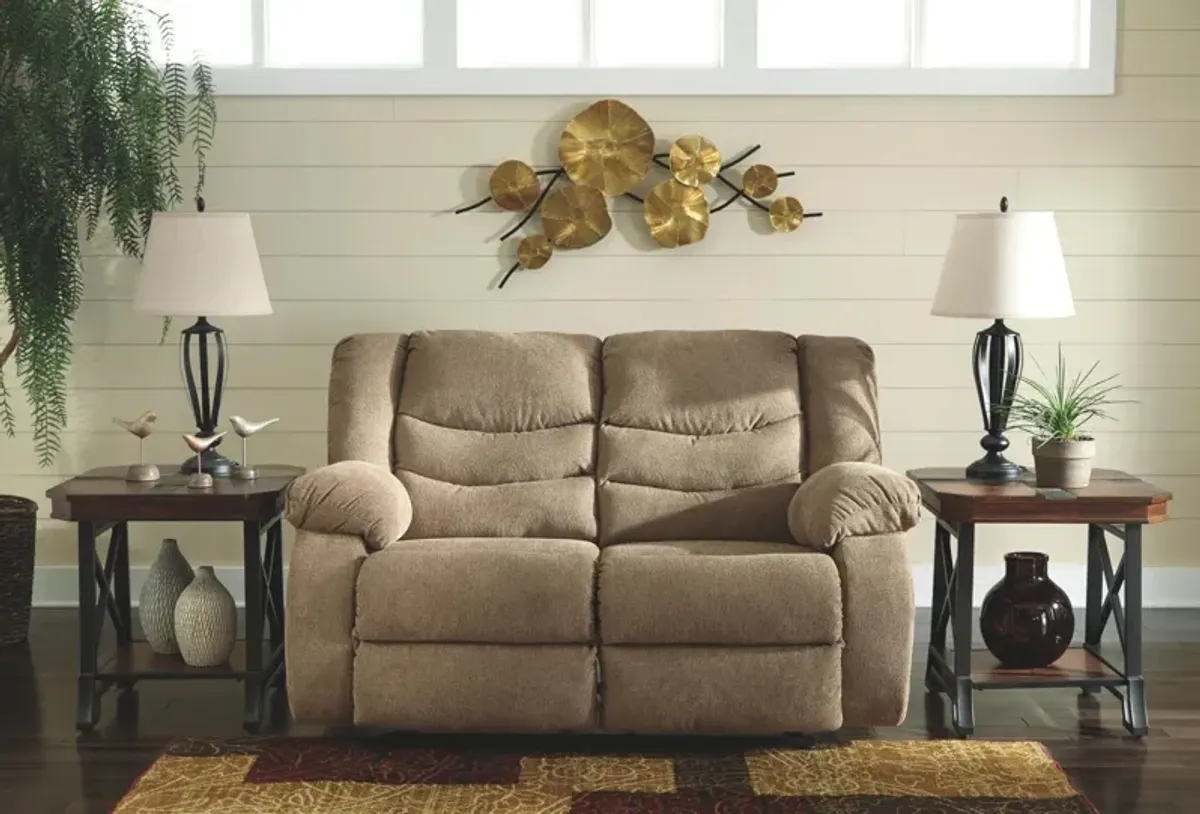 Ashley Tulen Mocha Reclining Loveseat