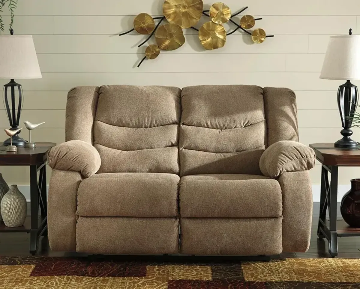 Ashley Tulen Mocha Reclining Loveseat