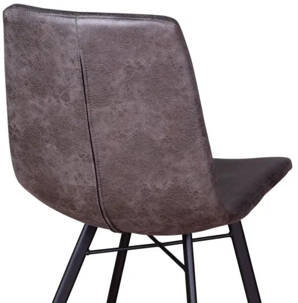 Home Trends Design Sam Dining Chair in Charcoal