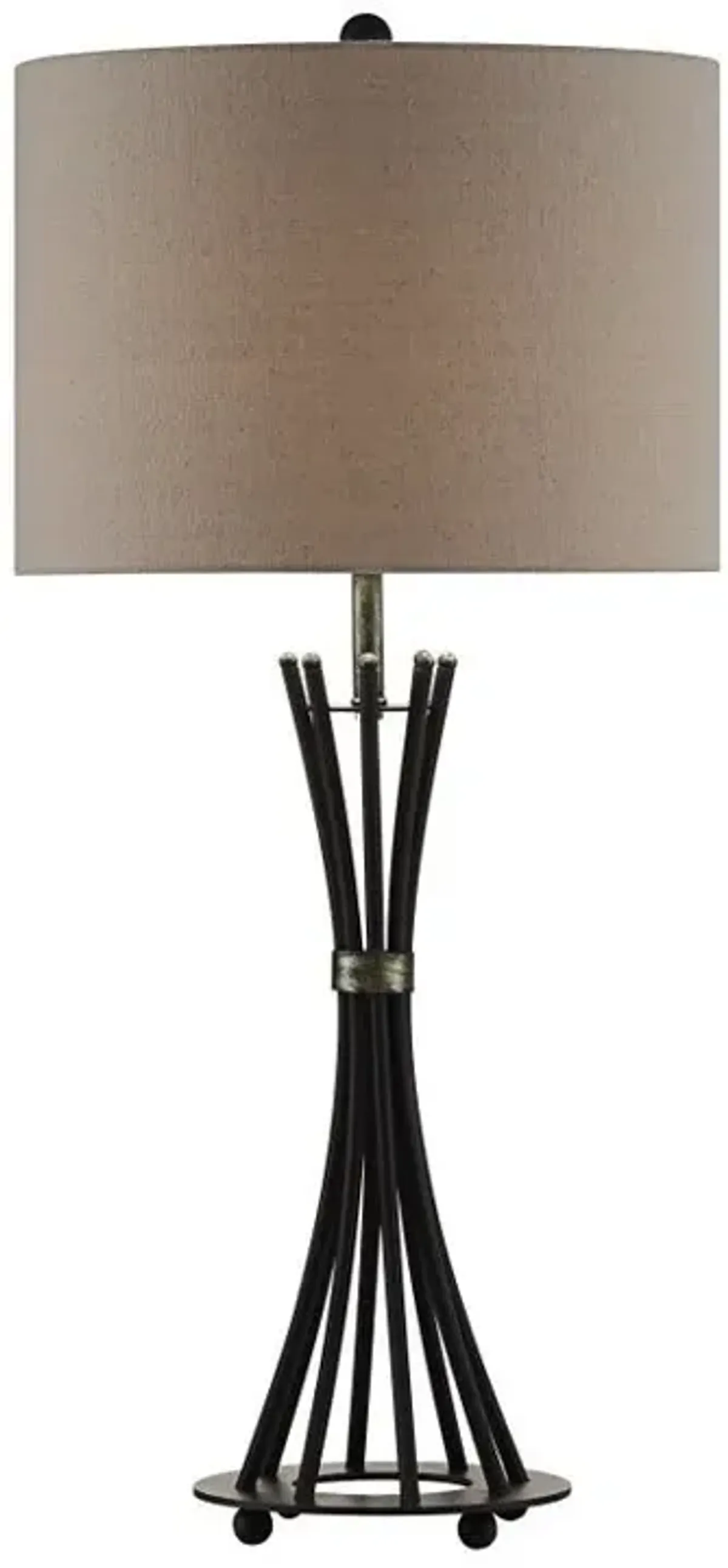 Crestview Beige/Black Table Lamp