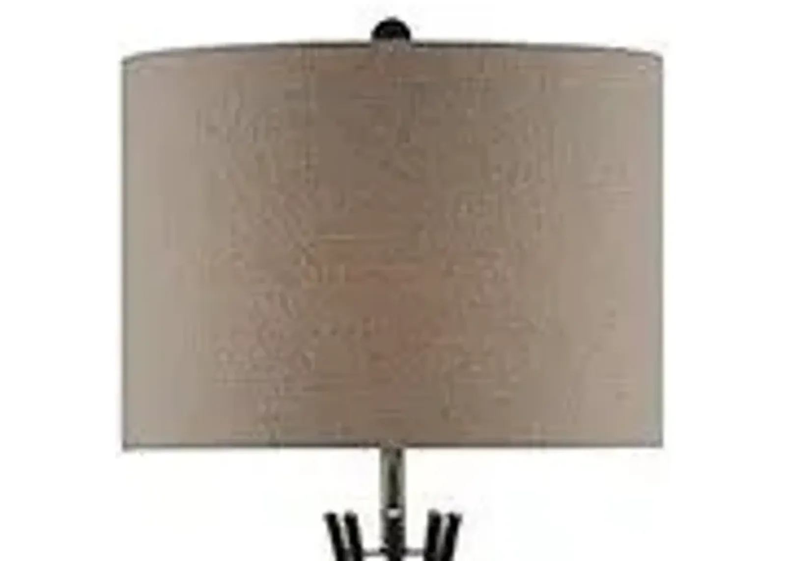 Crestview Beige/Black Table Lamp