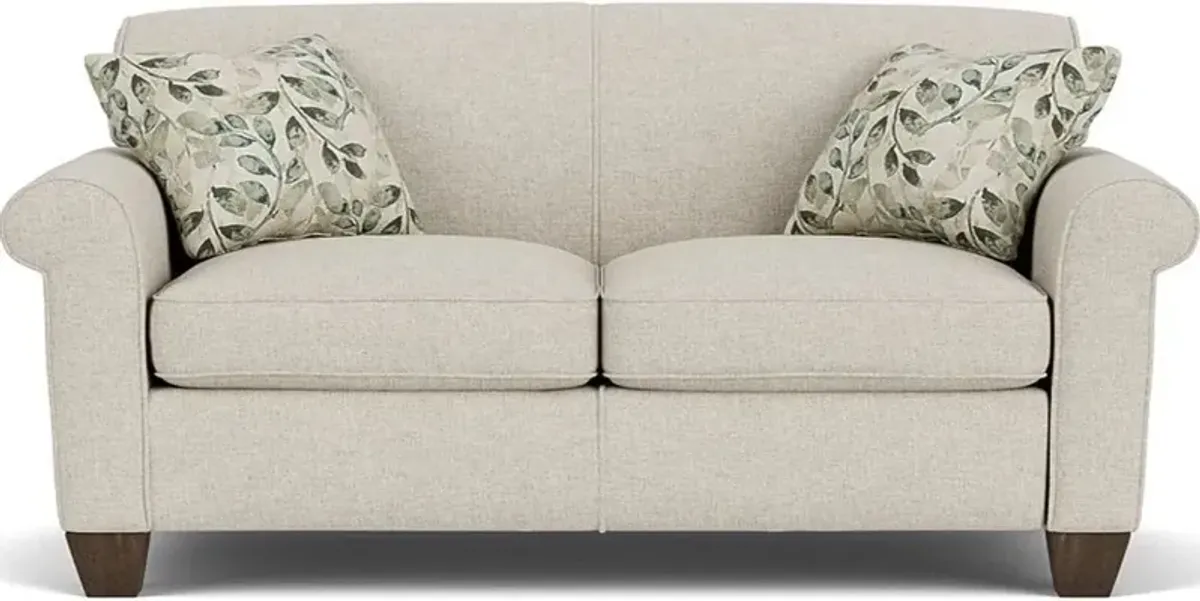 Flexsteel South Haven White Vanilla Loveseat