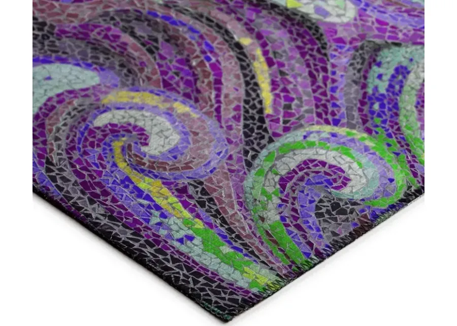 SEABREEZE VIOLET 5'X8' AREA RUG