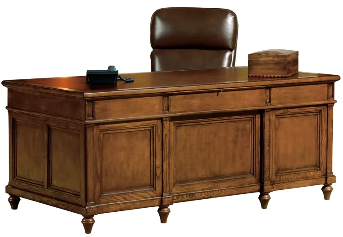 Executive Desk - Ash Burl - Urban