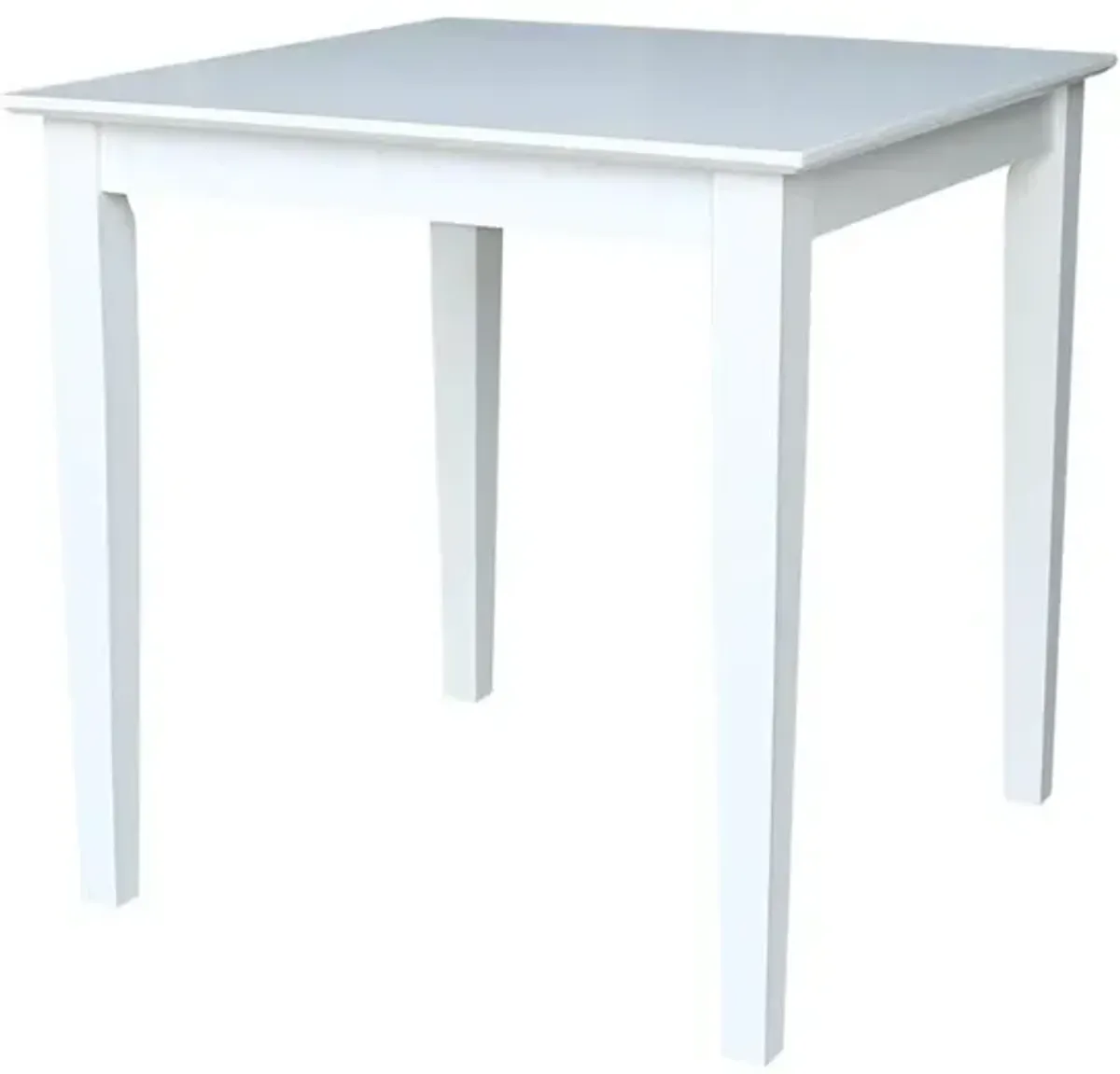 John Thomas Dining Essentials 30 Inch Square Table with 30 Inch Shaker Legs