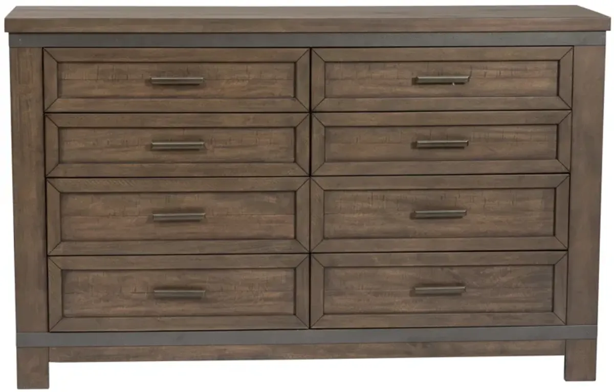 Liberty Furniture Thornwood Hills Rock Beaten Gray Dresser