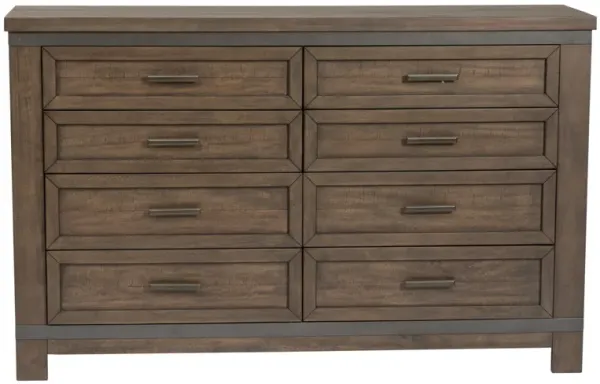 Liberty Furniture Thornwood Hills Rock Beaten Gray Dresser