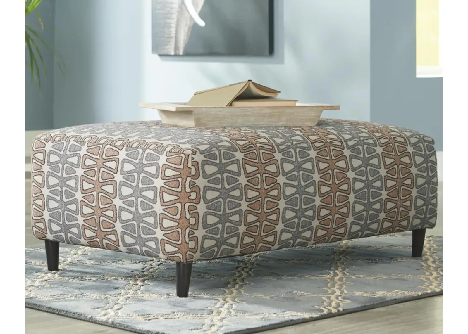 Ashley Flintshire Auburn Oversized Accent Ottoman