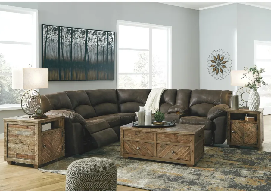 TAMBO 2-PIECE RECLINING SECTIONAL CANYON SIGNATURE DESIGN