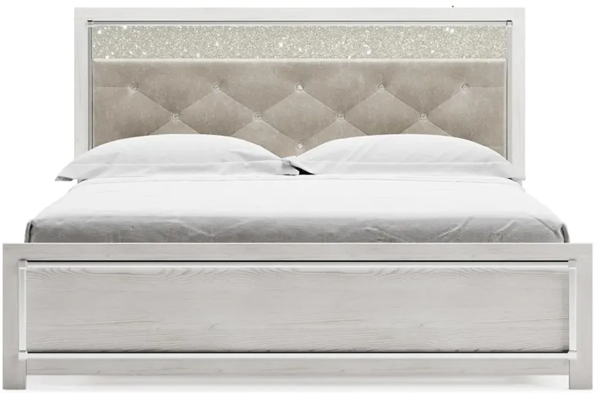 Ashley Altyra White King Panel Bed