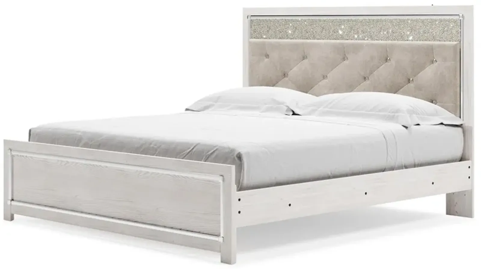 Ashley Altyra White King Panel Bed