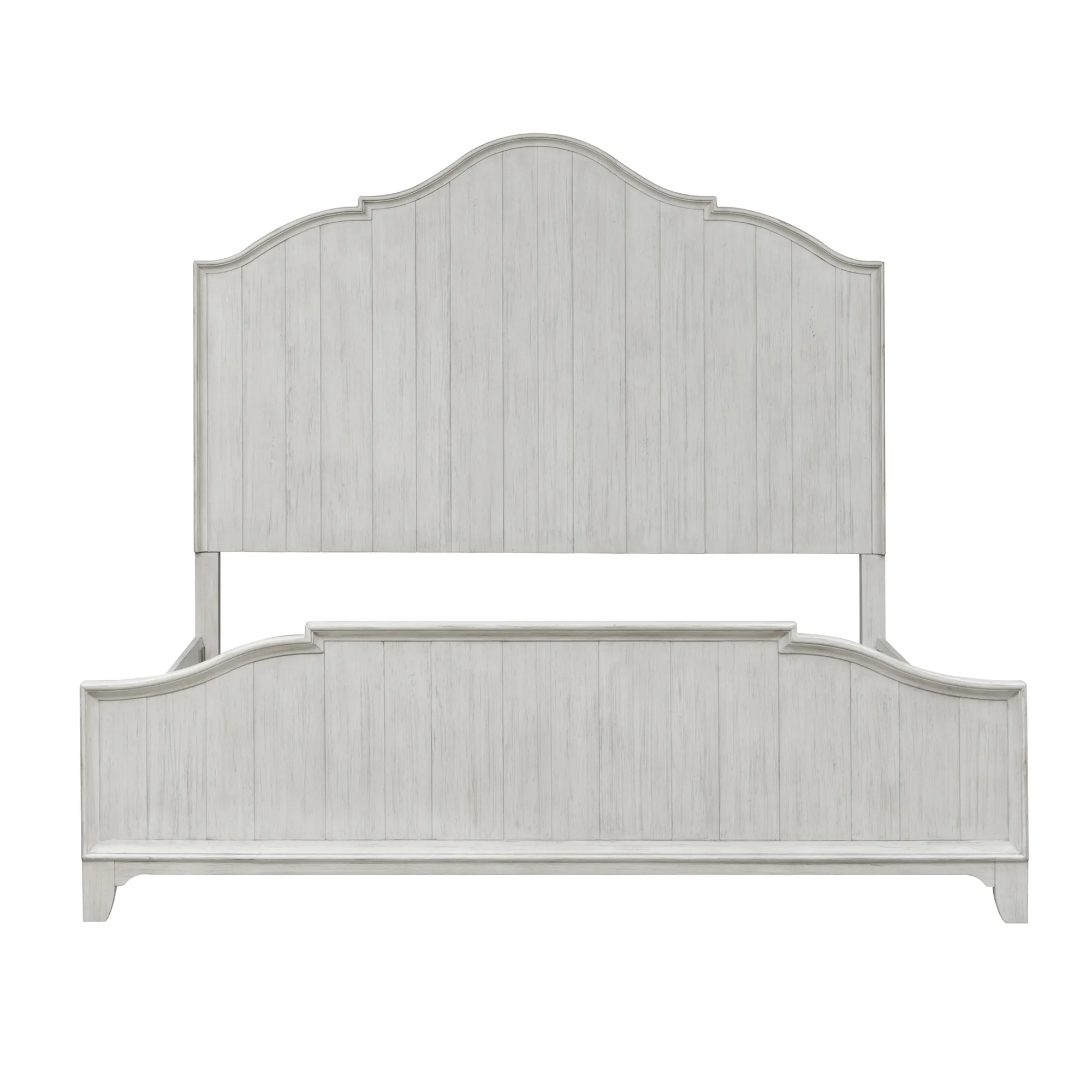 KING CALIFORNIA PANEL BED DRESSER & MIRROR CHEST NIGHT STAND - FARMHOUSE REIMAGINED