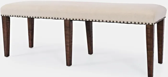 FAIRVIEW BACKLESS DINING BENCH DARK OAK