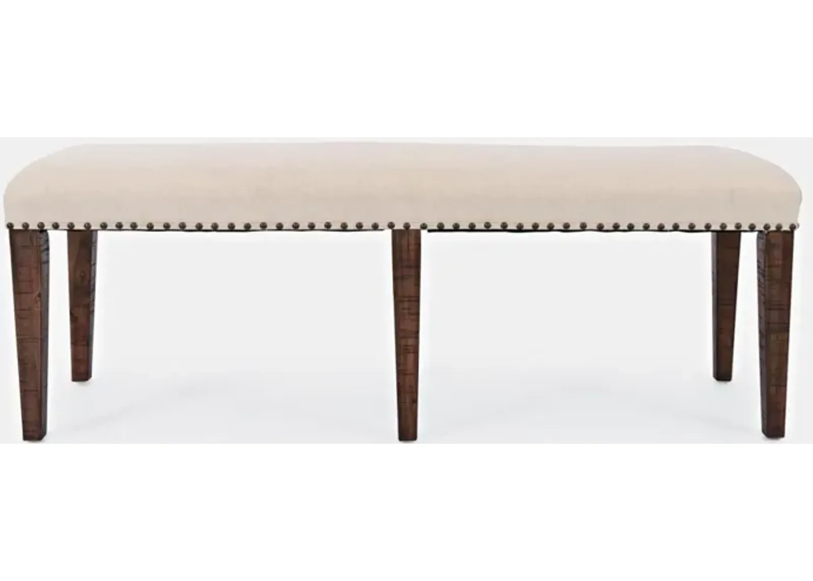 Jofran Fairview Backless Dining Bench Dark Oak