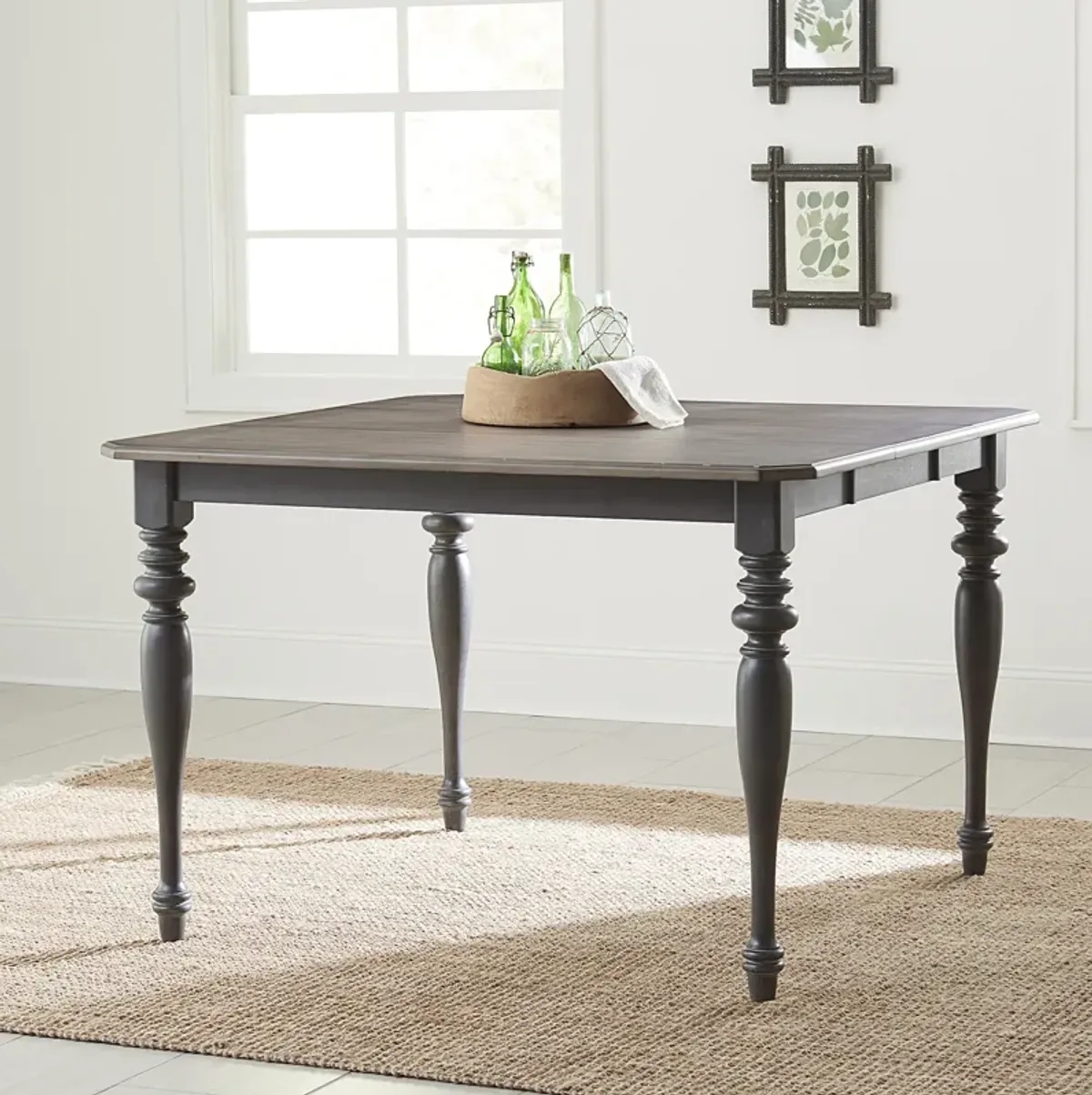 Liberty Furniture Ocean Isle Slate/Weathered Pine Gathering Table