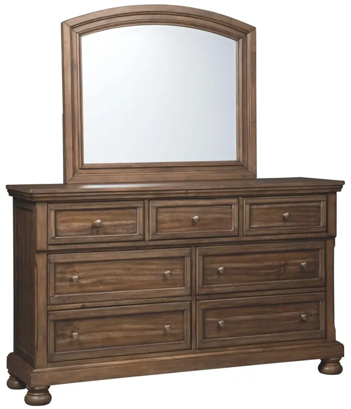 Ashley Flynnter Tobacco Dresser & Mirror