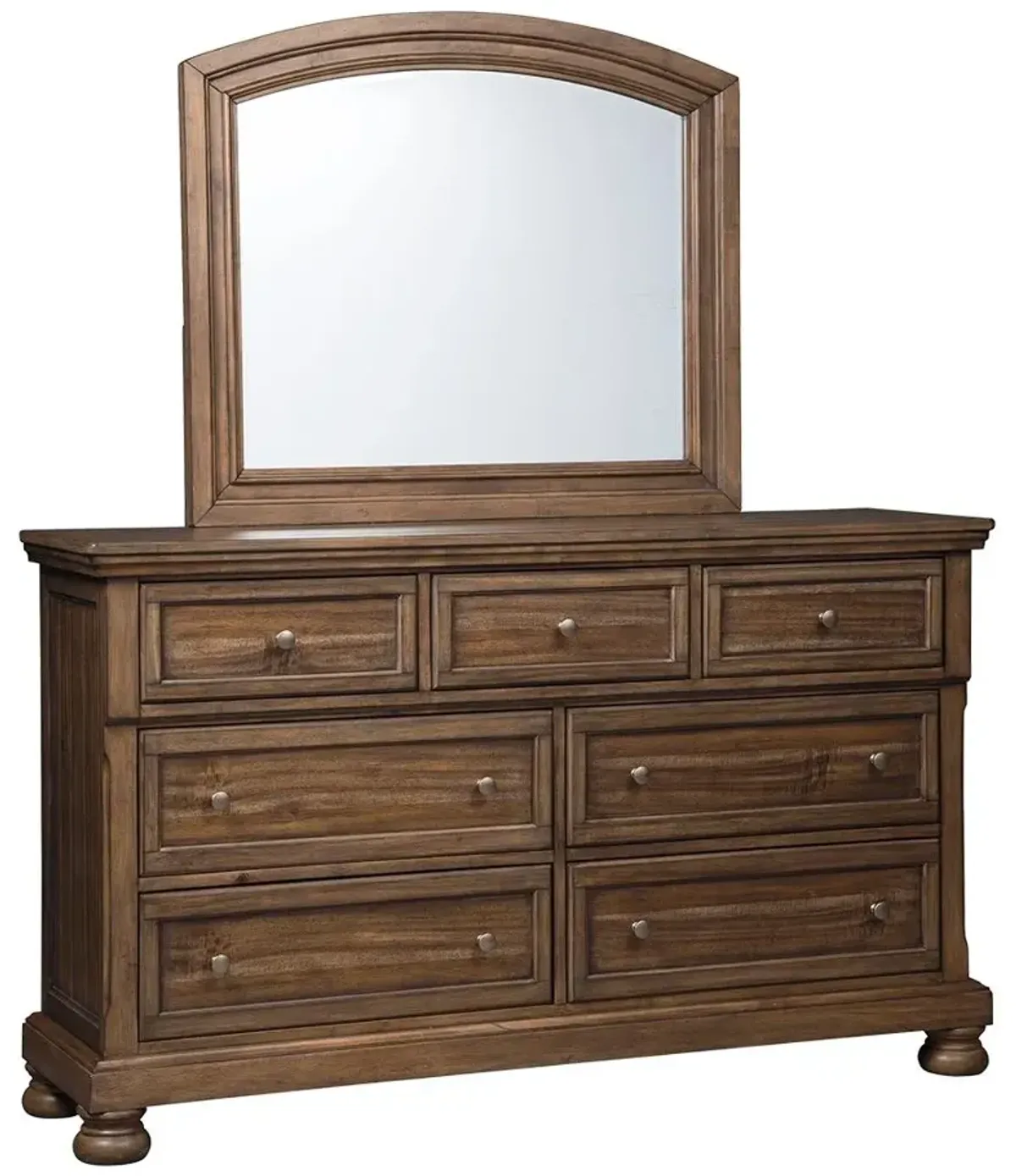 Ashley Flynnter Tobacco Dresser & Mirror