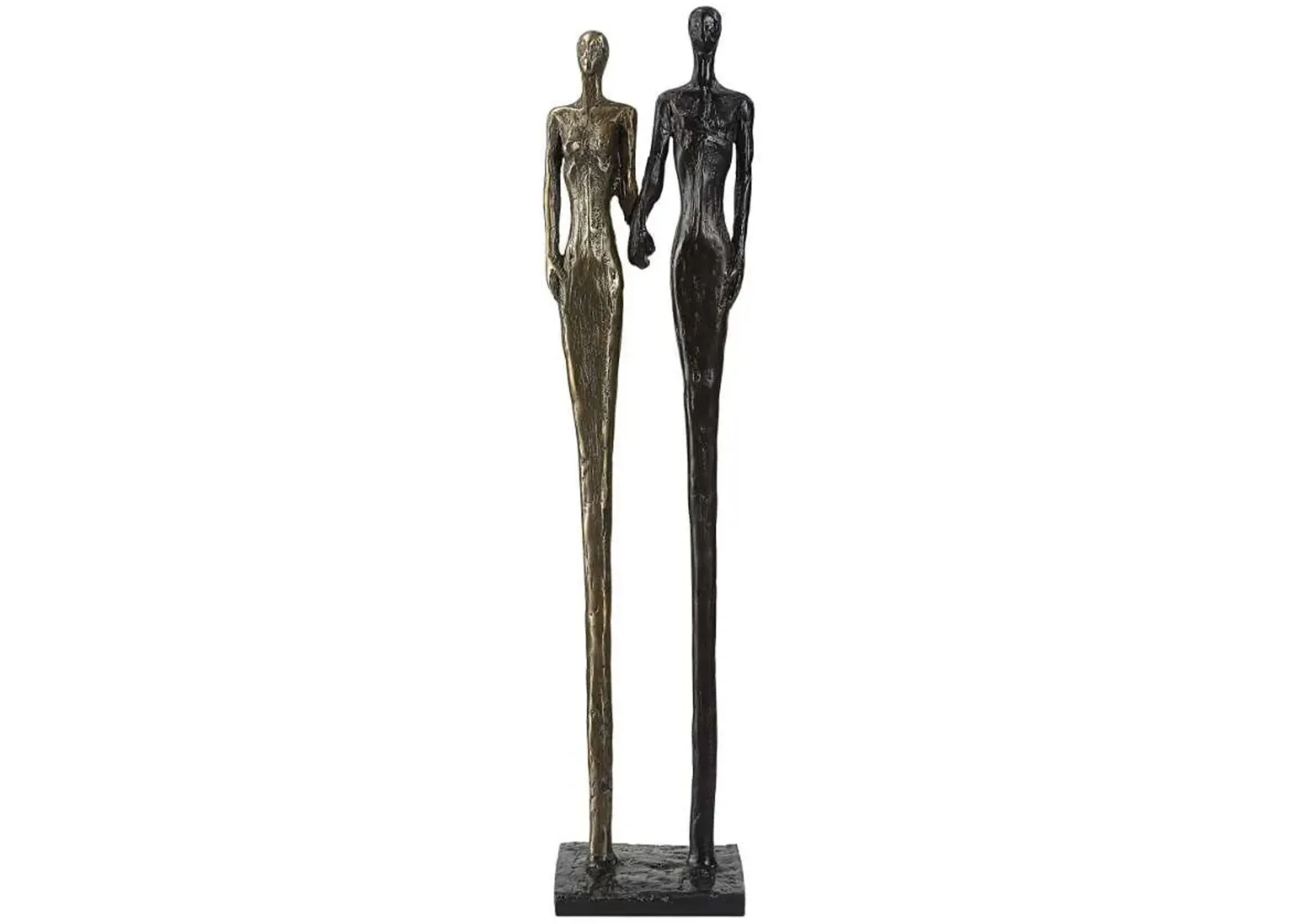 Uttermost Two S Company Antique Brass/Dark Bronze Sculpture