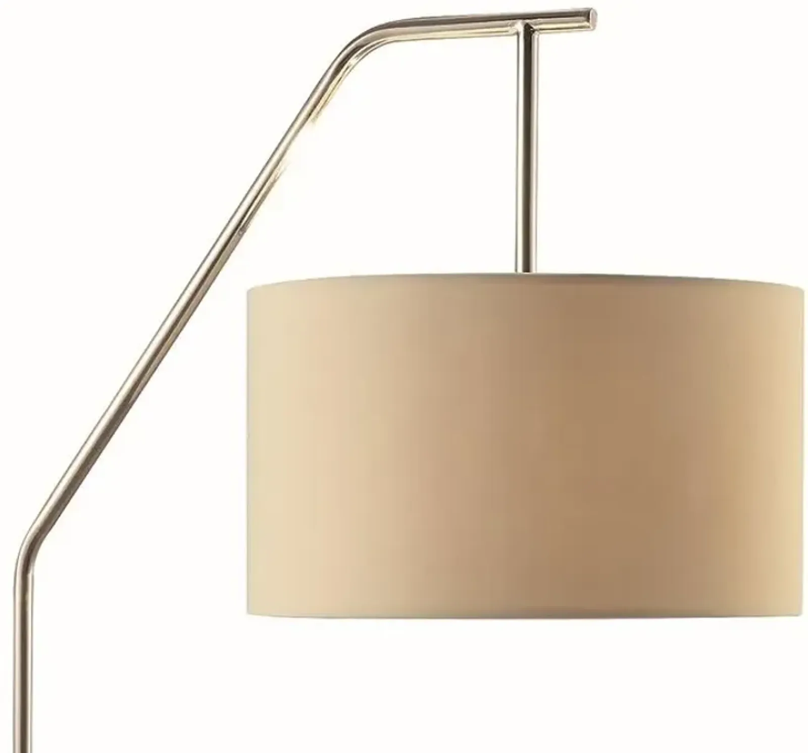 Crestview Dinsmore Brushed Nickel Floor Lamp