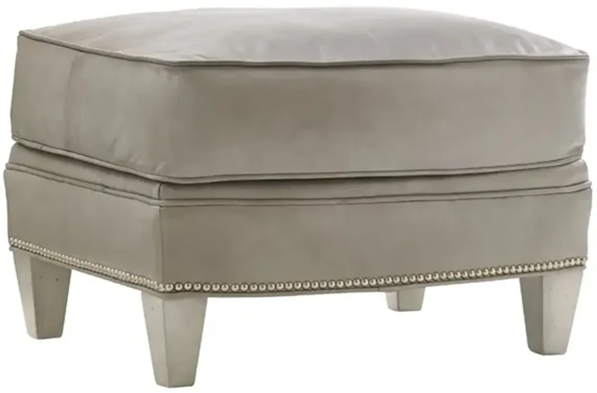 Oyster Bay by Lexington Bayville Leather Ottoman