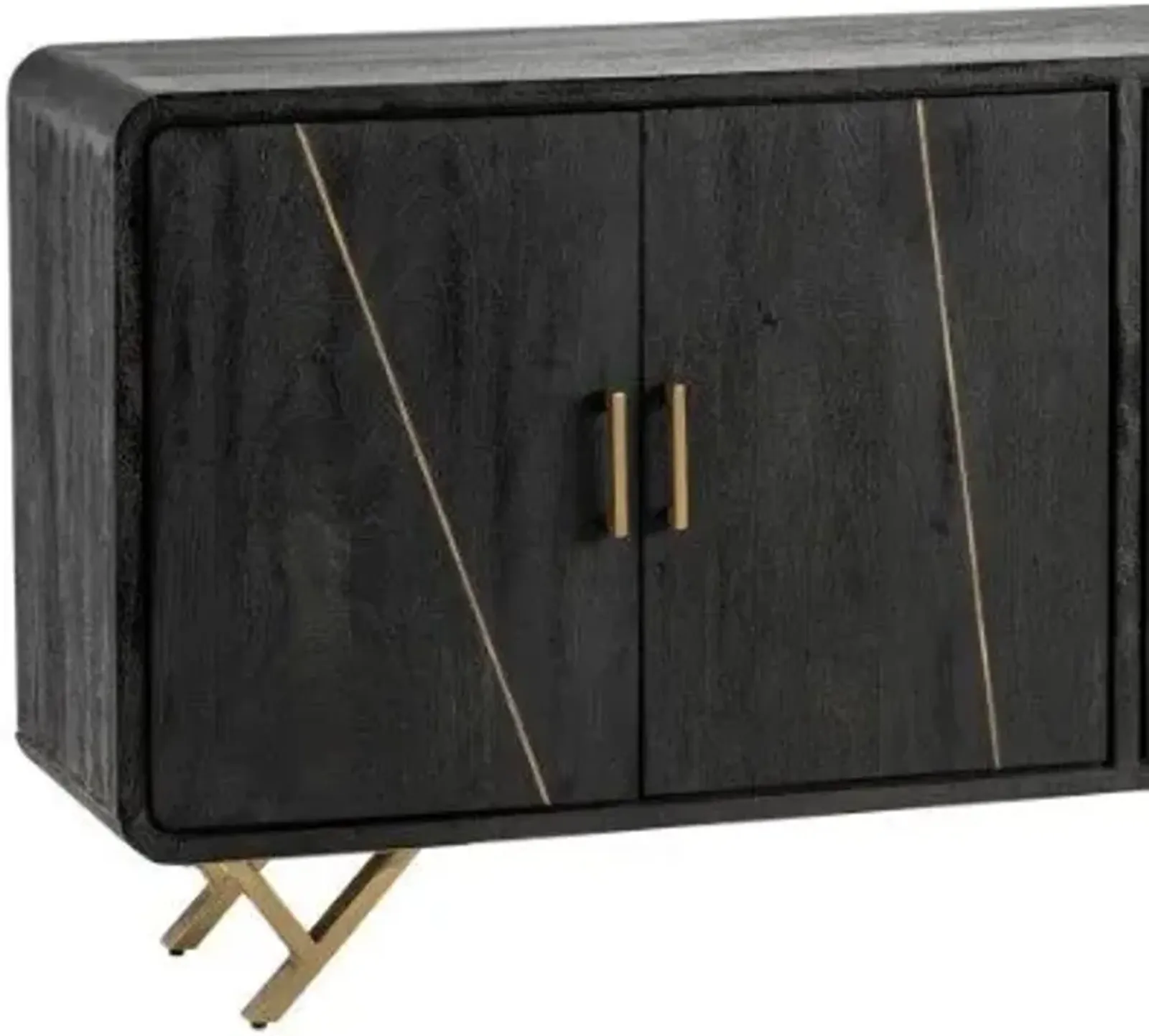 Crestview Mosley Black Sideboard