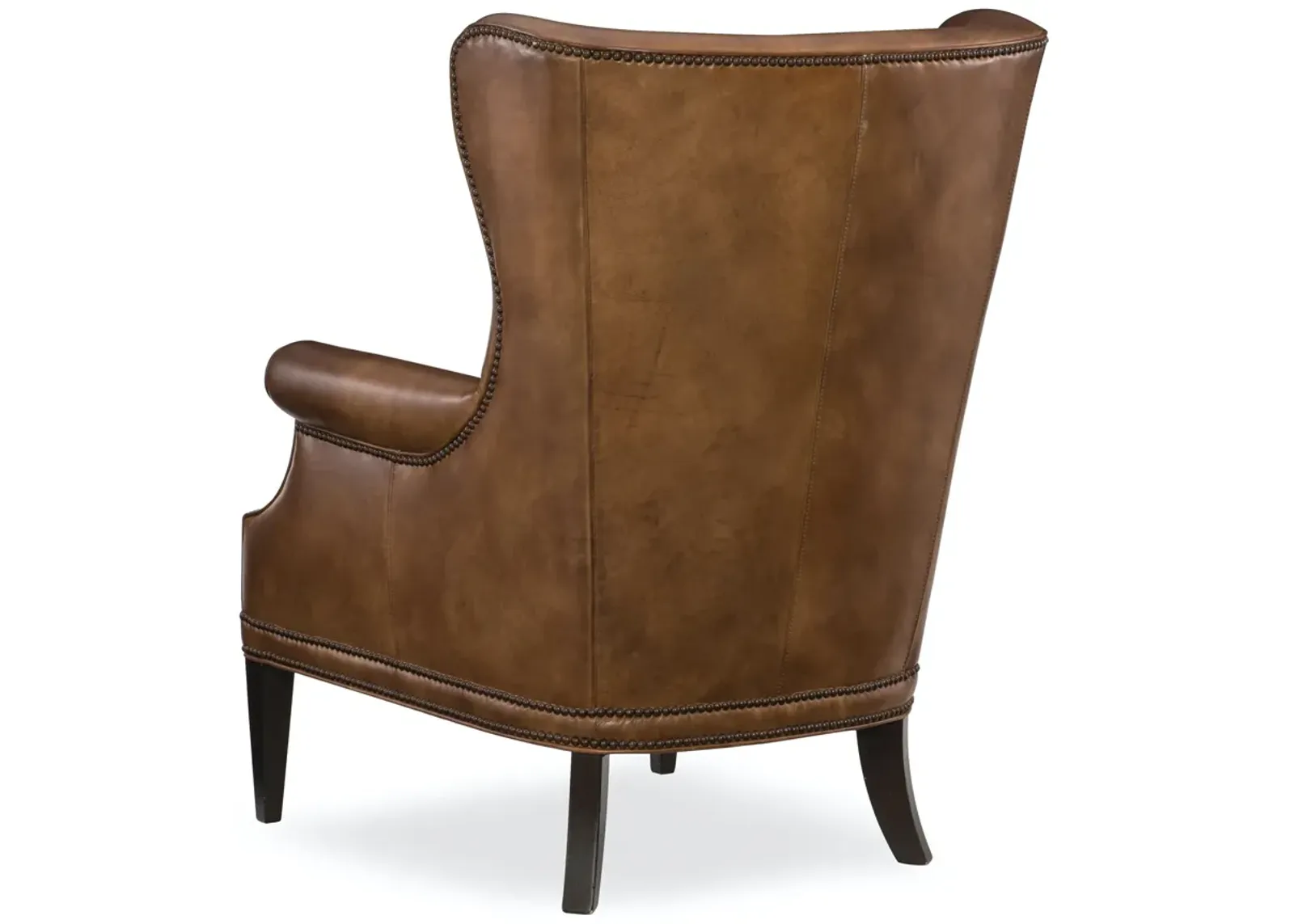 Hooker Furniture Maya Wing Checkmate Pawn Club Leather Chair