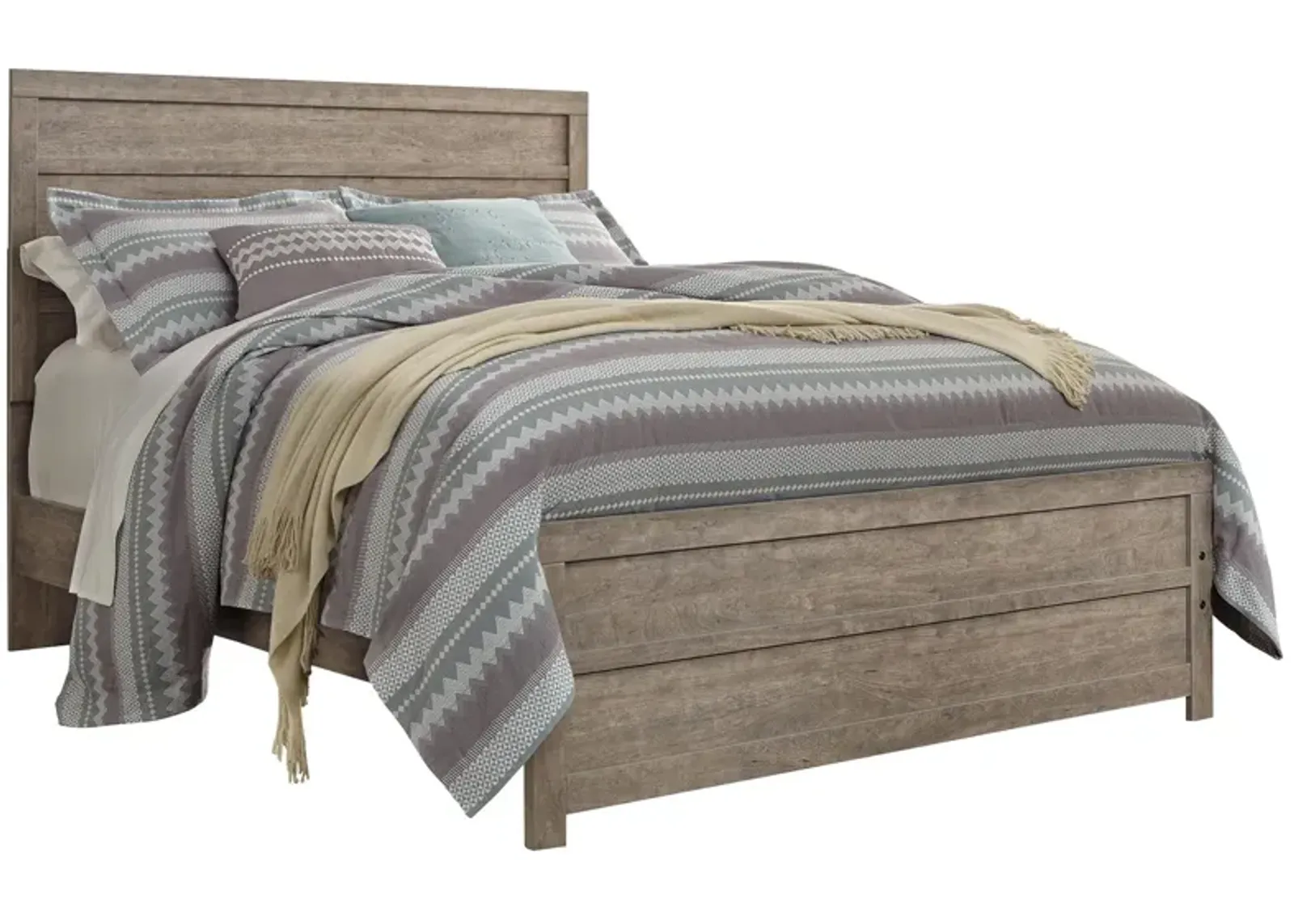 Ashley Culverbach Gray Queen Panel Bed