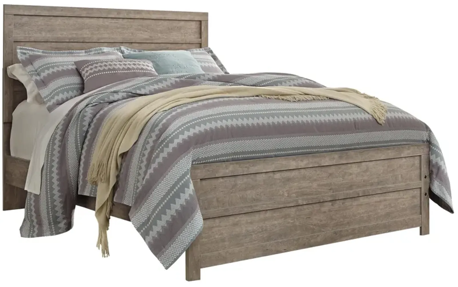 Ashley Culverbach Gray Queen Panel Bed