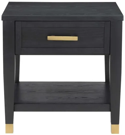 YVES RUBBED CHARCOAL TABLE