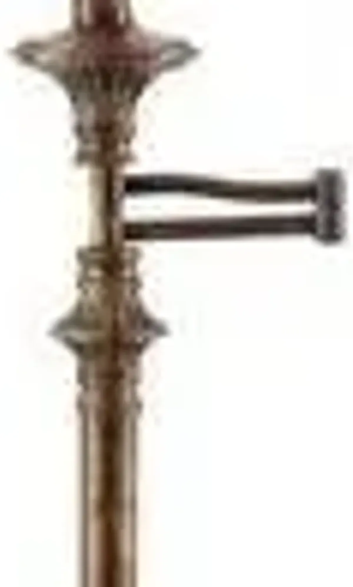 Crestview Barton New Bronze Swing Arm Floor Lamp