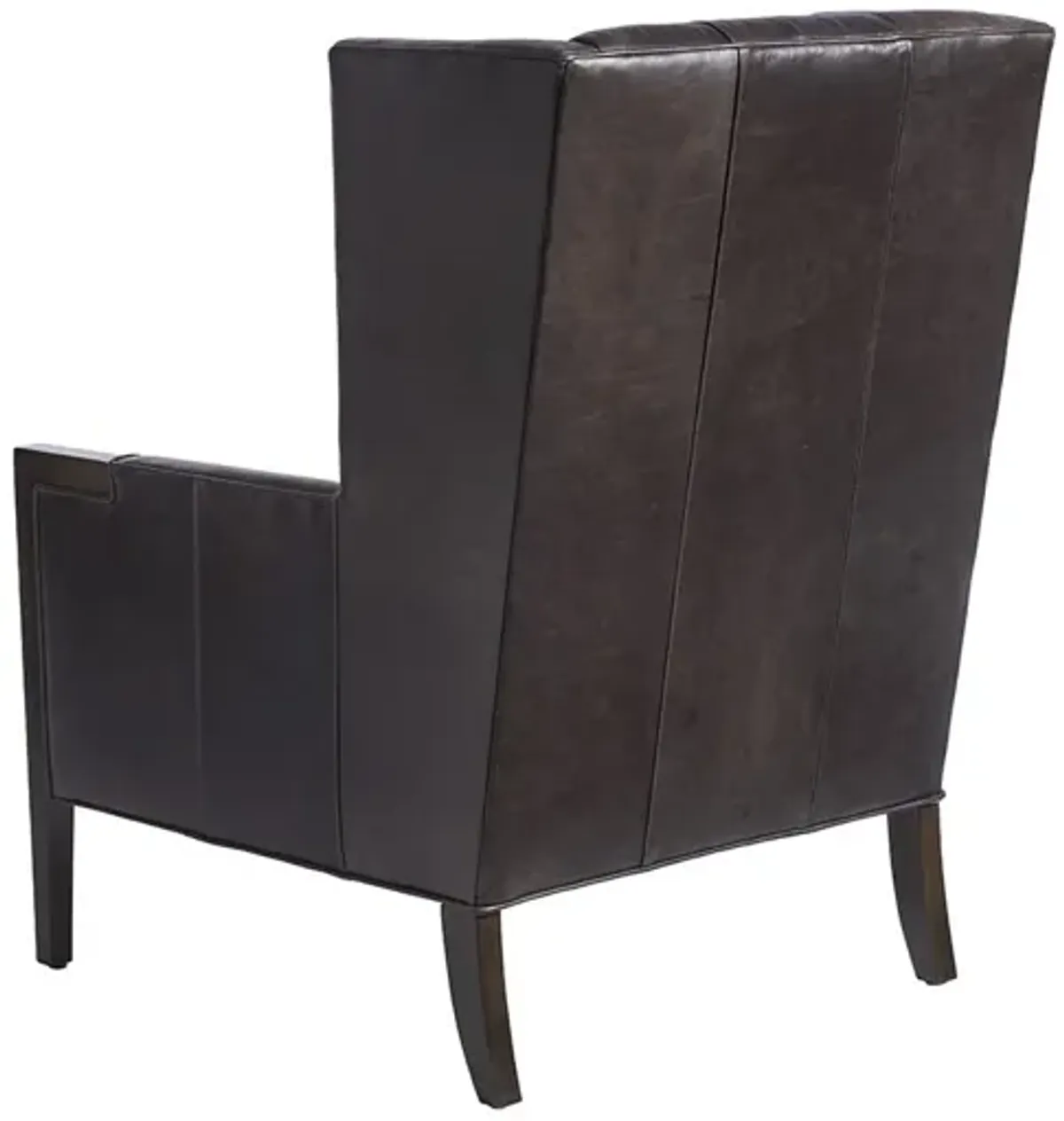 Barclay Butera Upholstery by Barclay Butera Stratton Leather Wing Barrel Chair