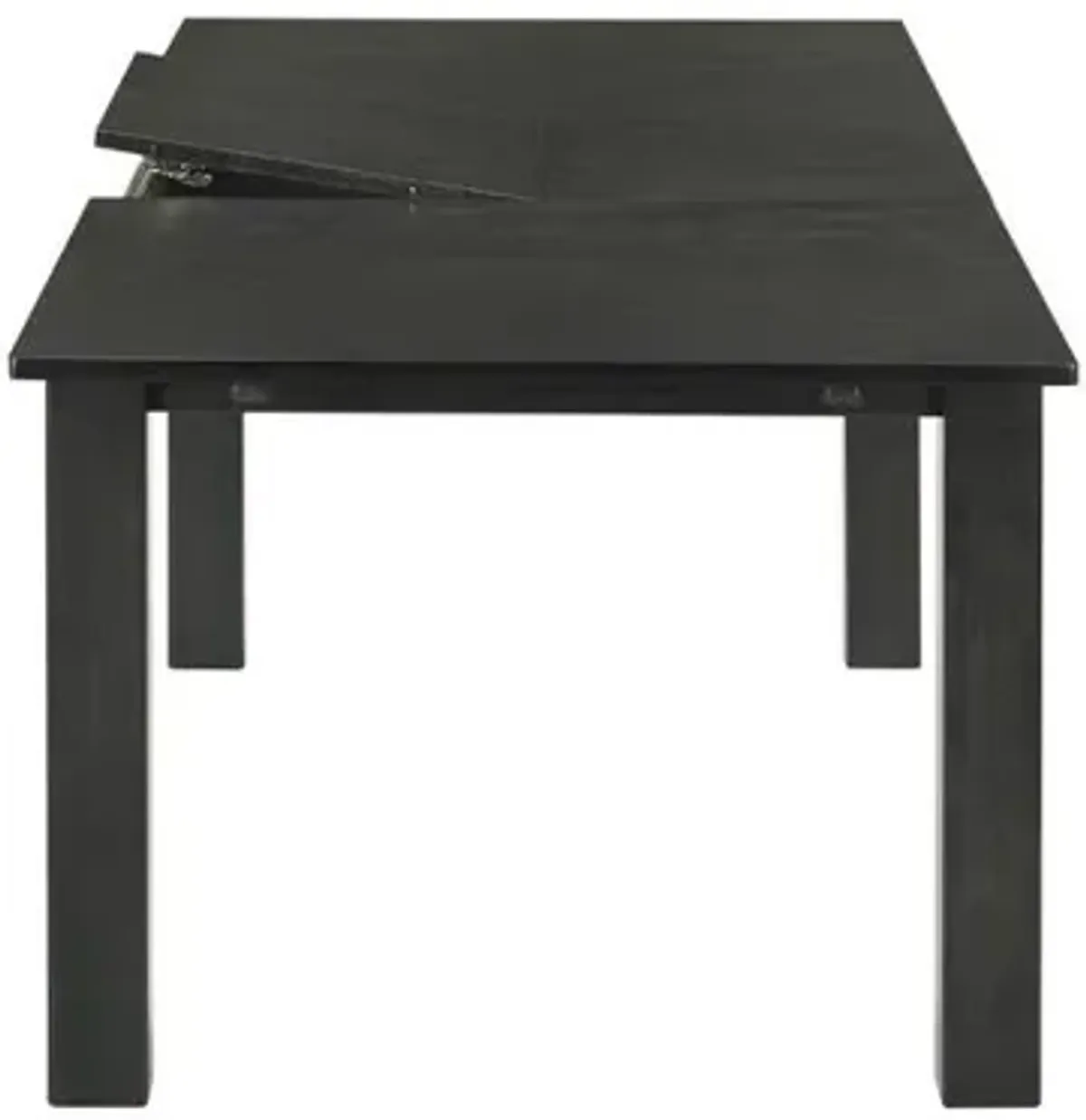 Coaster Jakob Rectangular 83 Inch Extension Leaf Dining Table Black