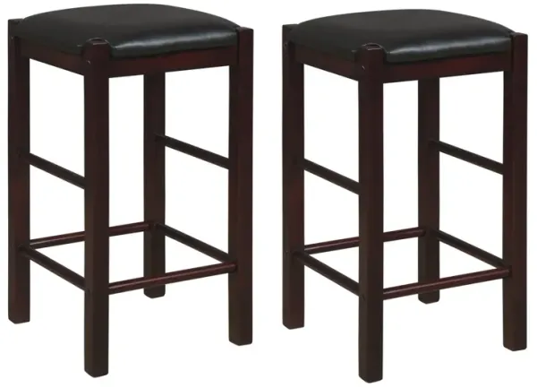 Linon Lancer Backless Counter Stool Espresso