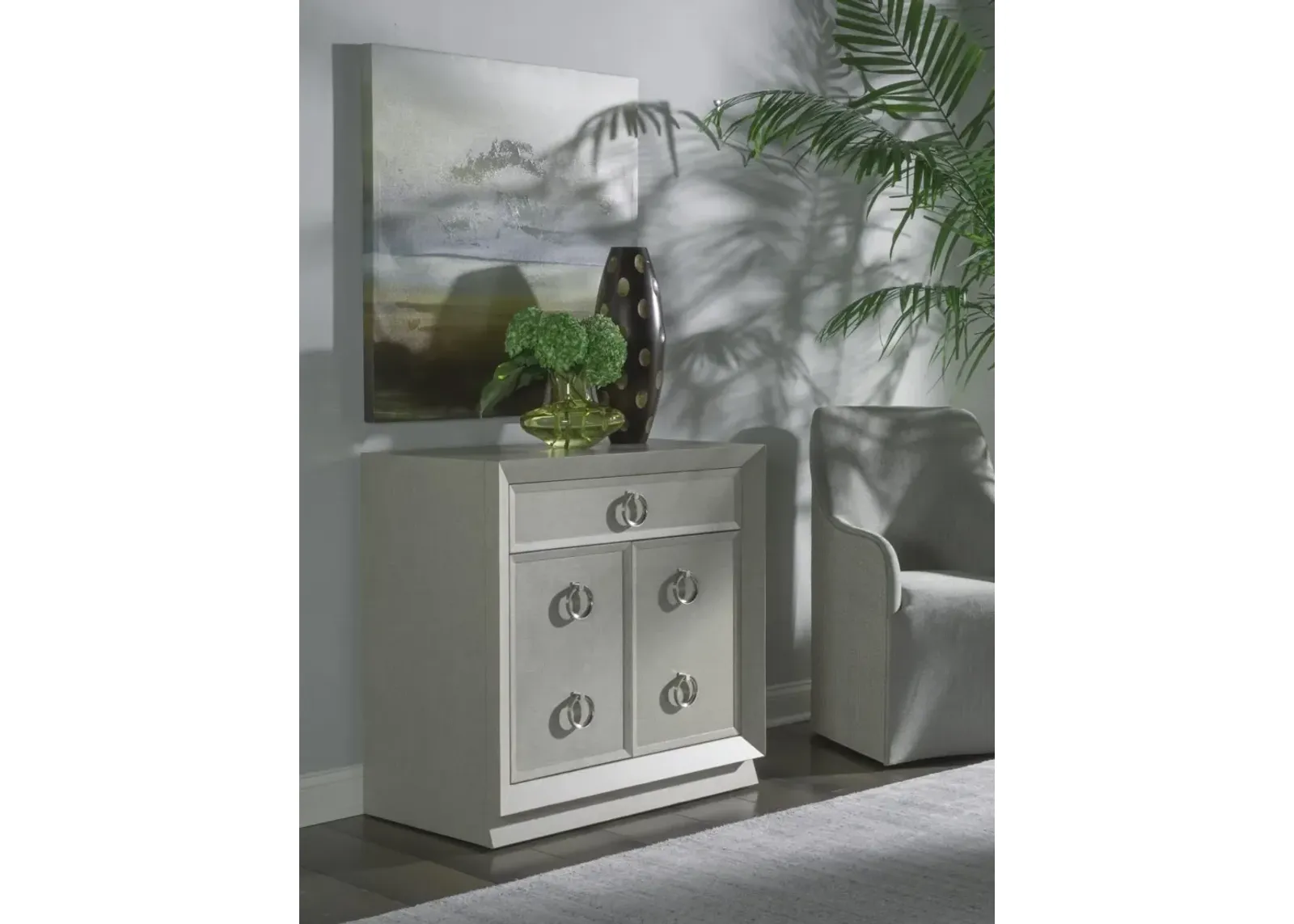 Artistica Home by Lexington Signature Designs Zeitgeist Linen Hall Door Chest