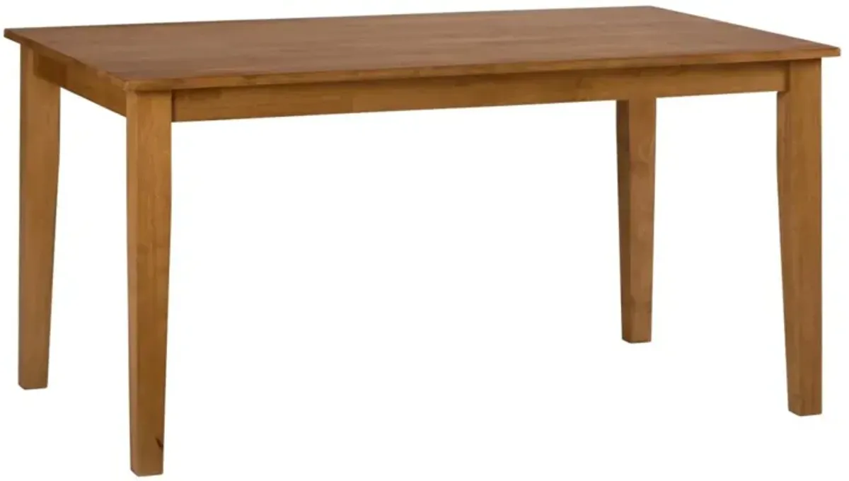 Jofran Simplicity Rectangle Dining Table Honey