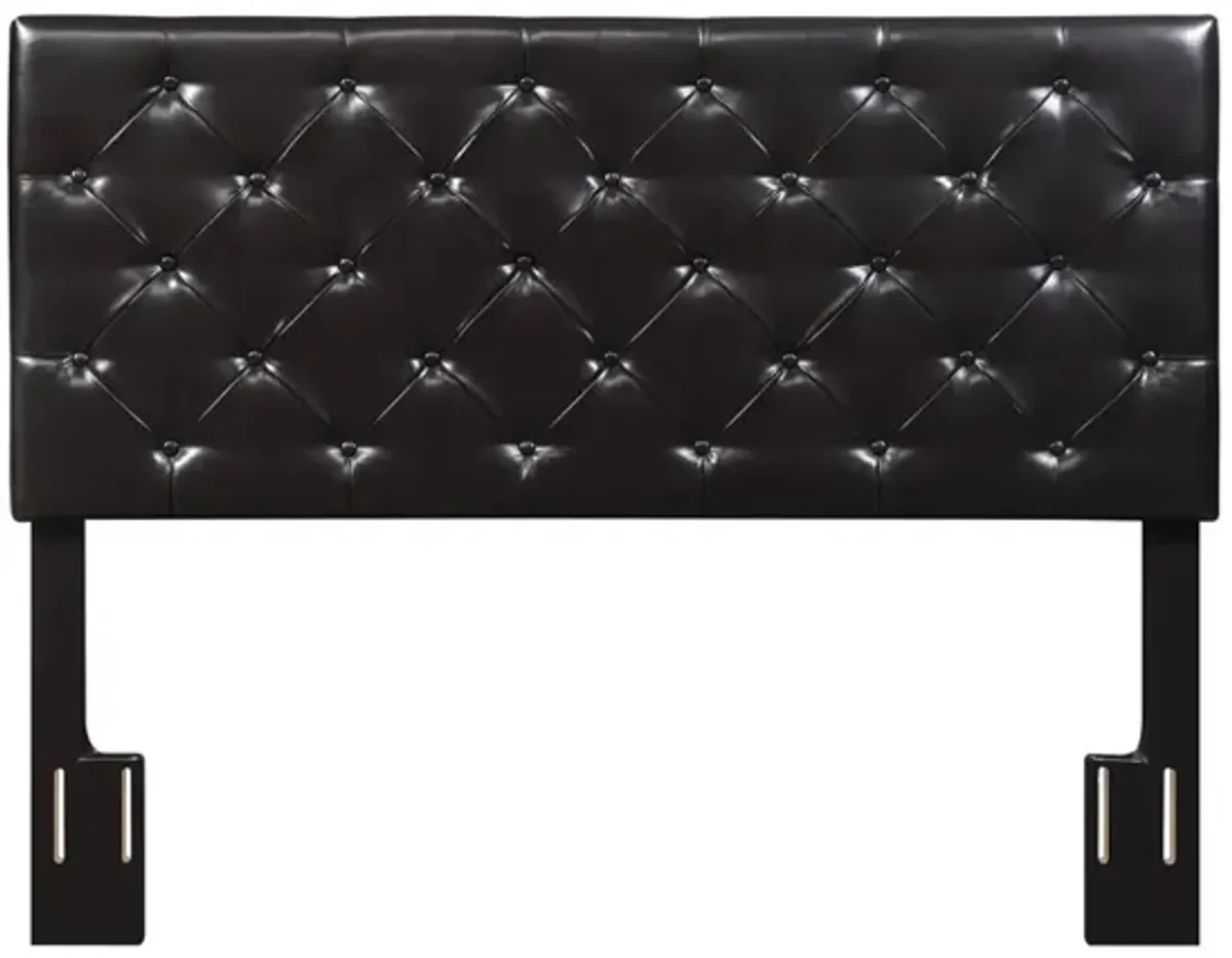 Steve Silver Kassel Chocolate Leatherette Queen Headboard