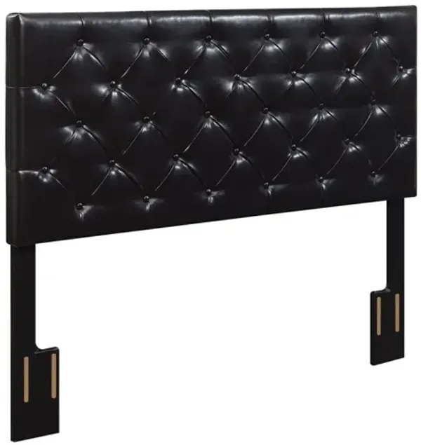 Steve Silver Kassel Chocolate Leatherette Queen Headboard
