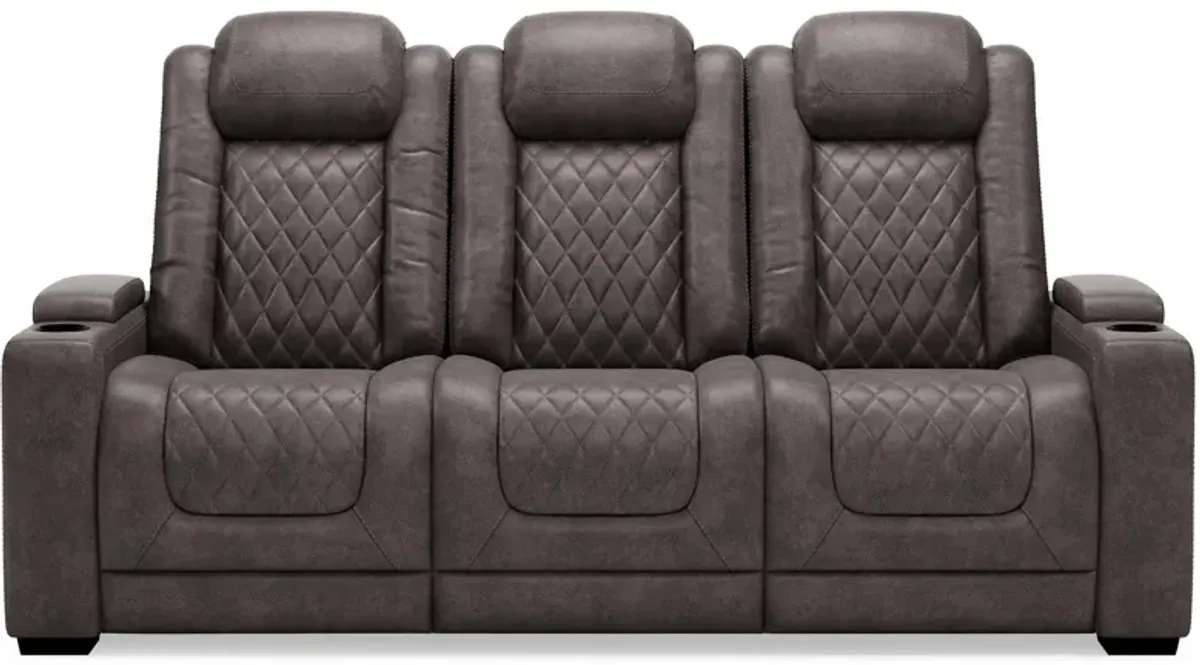 Ashley Hyllmont Gray Power Reclining Sofa