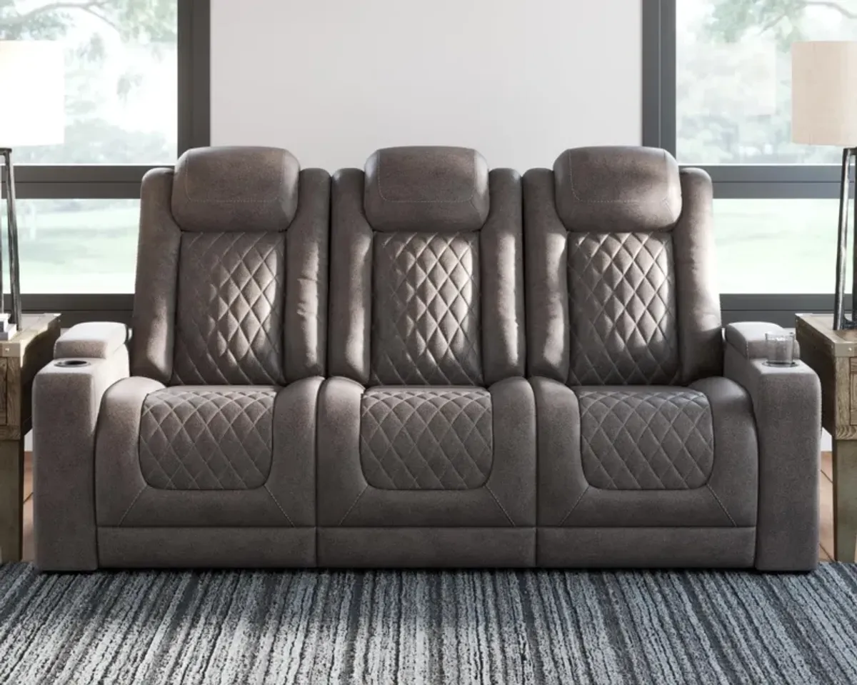 Ashley Hyllmont Gray Power Reclining Sofa