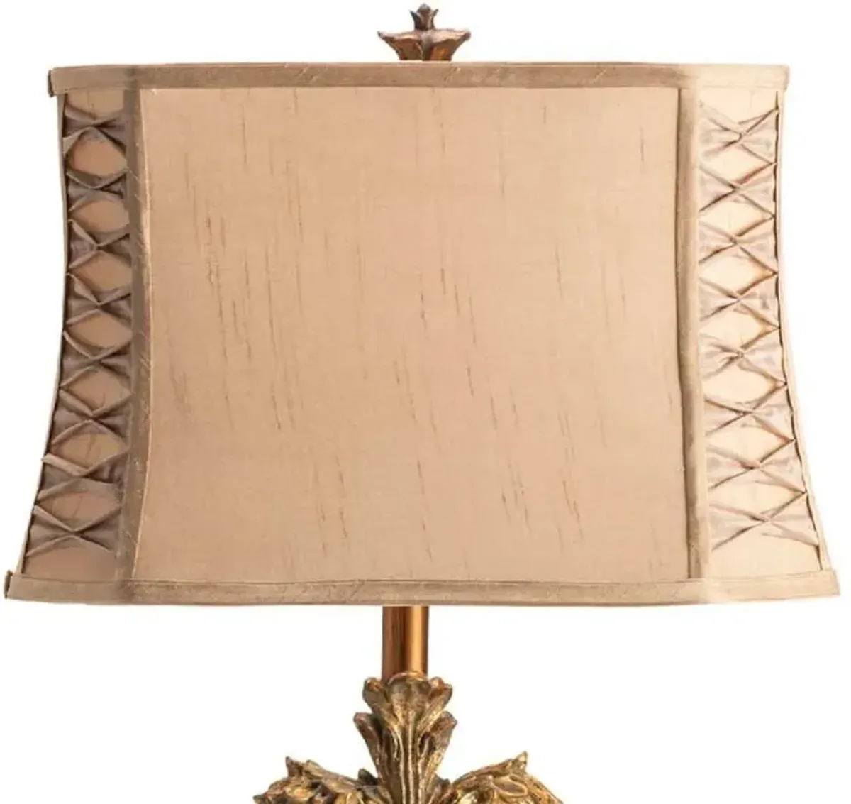 Crestview Aria Antique Gold Table Lamp