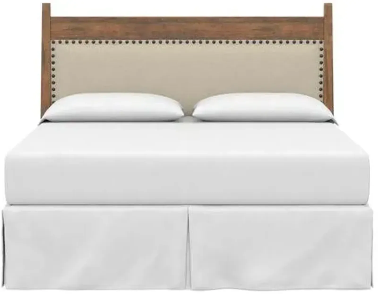 Bassett Maple King/California King Upholstered Panel Headboard