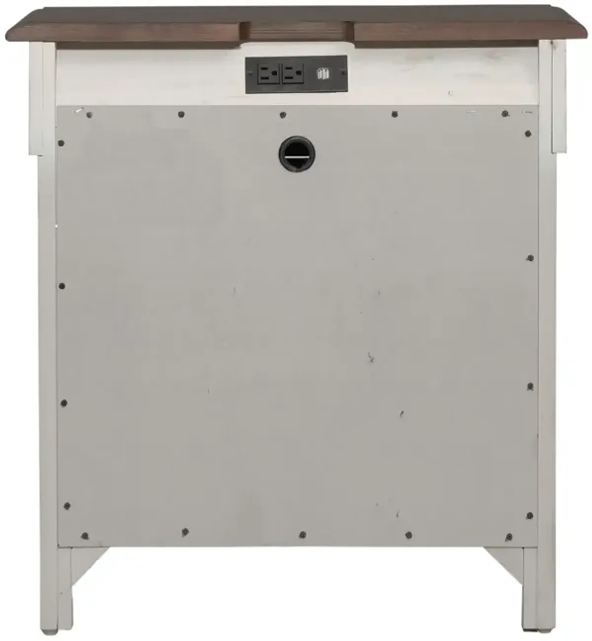 Liberty Furniture Ivy Hollow Dusty Taupe/Weathered Linen Nightstand